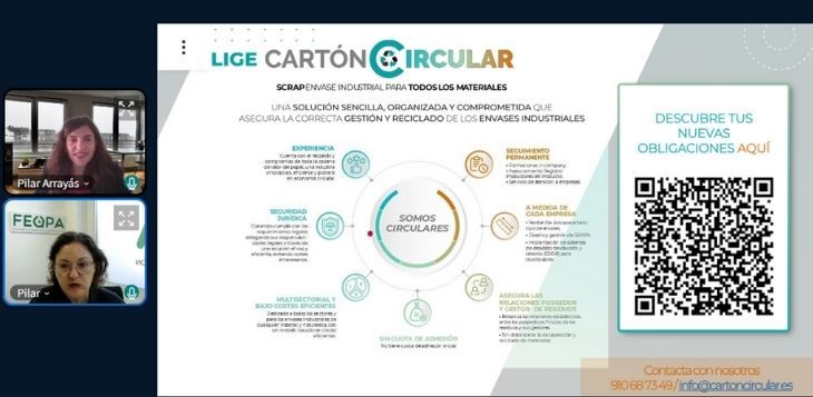 Cartón Circular y FEQPA gestión de residuos de envases.