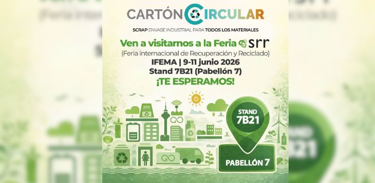 Cartón Circular mostrará en la feria SRR 2026 sus soluciones para el cumplimiento normativo en envases industriales